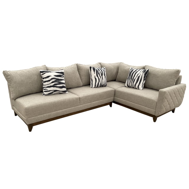 Sala Esquinera Milan Salvanto Lino Beige 270X190 CM