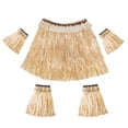 thumbnail image 1 of 2x de Hierba de , con Fleco , Banda para Los Pie Decoración Zulema Falda de hula hawaiana, 1 of 8