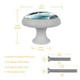 thumbnail image 5 of Polar Bear Fluorescent Drawer Pulls with Screws: Round 4-Pack, Glow-in-the-Dark Knobs, Suitable for Cabinets, Wardrobes, Dressers - Furniture Decor with Dresser Knobs, Cabinet Pulls, 5 of 6