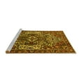 thumbnail image 2 of Ahgly Company Machine Washable Indoor Rectangle Persian Yellow Traditional Area Rugs, 3' x 5', 2 of 4