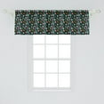thumbnail image 2 of Ambesonne Cactus Window Valance, Desert Floral Home Garden, 42" x 18", Multicolor, 2 of 3