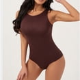 thumbnail image 6 of YABCSAZ Shapewear for Women Tummy Control Bodysuit Sleeveless Tank Seamless Body Shaper Underwear Waist Cincher Corset, Sculpting Snatched Waist Trainer Postpartum Support Shaper Thong Body Suit, 6 of 6