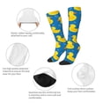thumbnail image 4 of Bingfone Compression Socks for Women and Men Long Socks for Running Athletic Cycling Nurse-Rubber Duck, 4 of 8
