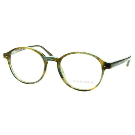 Giorgio Armani AR7004 5192 Green Havana Full Rim Round Eyeglasses Frames