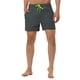thumbnail image 1 of Pantalones cortos de verano para hombres INSPIRE CHIC para el Día del Padre, pantalones cortos de playa sólidos con forro de malla y cintura con cordón, 32 gris, 1 of 7