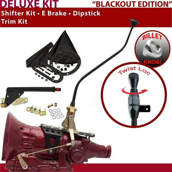 American Shifter TH200 Shifter Kit Black 23 in. Swan E Brake Trim Kit Dipstick for F6AC2