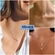 thumbnail image 2 of Collar Inicial de Plata Esterlina Silvora con Circonita Cúbica Letra G, 2 of 8