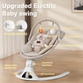 thumbnail image 2 of Columpio eléctrico para bebé Viriwebaby, 5 velocidades, Bluetooth, beige, 2 of 6
