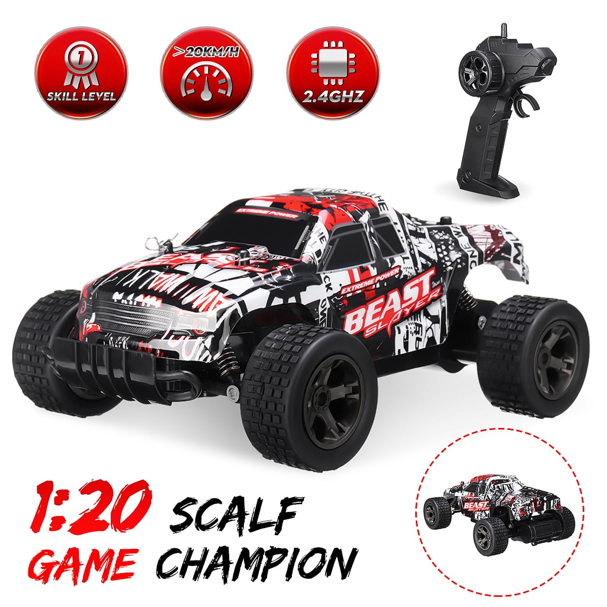 full proportion monster truck high speed parts