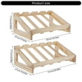 thumbnail image 3 of Bucolic Styles Wooden Wine Rack For Homes Kitchen Pubs Decorations Sturdy Storage Shelf For Wine Bottles Display, 3 of 9