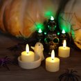 thumbnail image 4 of Flickering Led Tea Light Candles Set Of 12 Pieces Usb Rechargeable Flameless Battery Operated Votive Lights For Home Decor Wedding Centerpieces Holiday Atmosphere Creation, 4 of 5