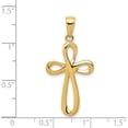 thumbnail image 4 of 14k Polished Cross Pendant Yellow Gold Casted Timeless Alluring Delicate An unforgettable keepsake to treasure forever, 4 of 4