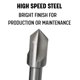 thumbnail image 3 of Broca Avellanadora de Acero Rápido DEWCSK3/8-60 de 3/8" Drill America, 3 of 9