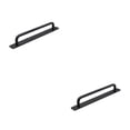thumbnail image 1 of Speravity manija de los muebles perillas de hardware sin perforaciones de varios tamaños tiradores de puertas resistentes al desgaste decoración del Negro/224 mm 2piezas Speravity CBP376763, 1 of 6
