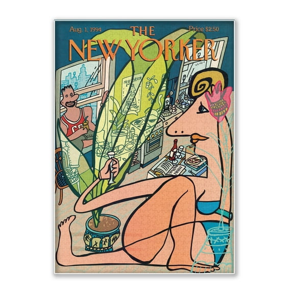 New York Creative Classic Style Magazine 1000 Piece Adult Jigsaw Puzzle, Intellectual Challenge, Home Wall Decoration, Holiday Party, Birthday Gift, Adult Fun Jigsaw Puzzle. Size: 29.5x19.7in