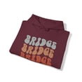 thumbnail image 4 of Bridge Player Retro 70s Hoodie, Gifts, Hooded Sweatshirt, 4 of 4