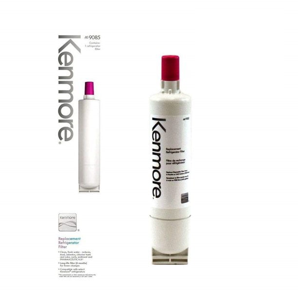 1Pack Kenmore 9085 Replacement Refrigerator Water Filter 9085 , White