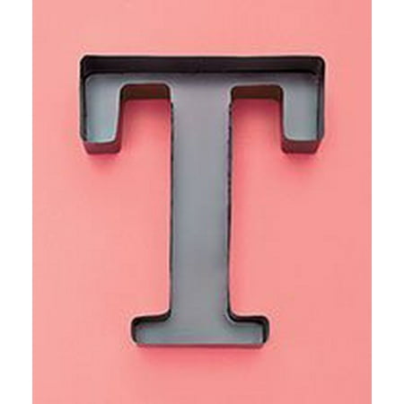 Wine Cork Place Card Holders - T- Metal Monogram Wine Cork Holder