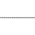 thumbnail image 2 of Auriga Fine Jewelry 14K White Gold 2.25mm Quadruple Rope Anklet 9inch for Women, 2 of 6