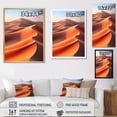 thumbnail image 4 of Designart "Minimalist Desert horizon II" Landscape & Nature Floater Framed Wall Decor, 4 of 7