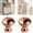 B, variant on 1Pc Crystal Knobs Drawer Knobs Pcs Per Pack Convenient to Use Complete Set Screw Rose Golden Color Aluminum Alloy Fashionable Cupboard Pulls Shiny Cabinet Handle Glass