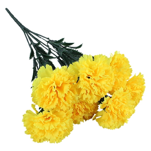 7 Heads Artificial Carnation Flowers with Stems Faux Floral Bouquet for Mother's Day Wedding Home Decor,Realistic Artificial Flowers,Artificial flowers仿真花