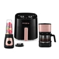 thumbnail image 1 of Combo Freidora de Aire Holstein Housewares con Licuadora, Cafetera  Rose Gold Mod HH-09101129BZ-BU, 1 of 4