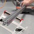 thumbnail image 2 of Metal Cutting Machine Support Rack, Table Saw Stand Height Adjustable Support Holder, Heavy Duty Roller Bracket, 2 of 5
