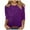 Purple, variant on Cadancy Party Tops for Women Glitter Sequin 3/4 Sleeve Shirts Crewneck Pullover Holiday Party Blouses Tunic Dressy Sparkly Evening Outfits