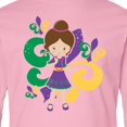 thumbnail image 4 of Inktastic Mardi Gras Girl Long Sleeve Youth T-Shirt, 4 of 5