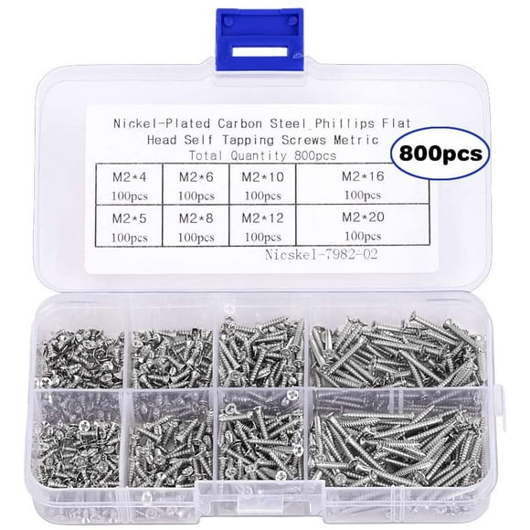 Tapping Phillips Screw Assortment Kit Stainless Steel Mini Cross Drive Pan Head Tapping Wood Screws Fasteners