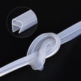 thumbnail image 3 of 59.06" Long for 1/2"(12mm) Glass Frameless U-Type Door Seal Strips, 3 of 5