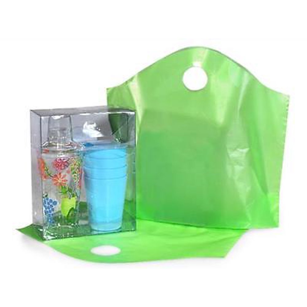 1 Unit Citrus Wave Top Plastic Bags Medium 18x15x6" 25 Recycled Unit