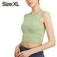thumbnail image 2 of Sujetador deportivo sin mangas para mujer, sujetador incorporado acolchado suave, palangre, Yoga, entrenamiento para correr, 2 of 6