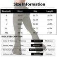 thumbnail image 3 of Flare Leggings for Women Butt Lift Yoga Pants with Pockets Gym Scrunch Workout Army Green 2XL, 3 of 4
