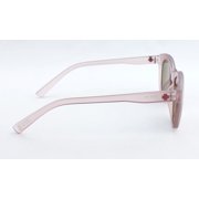 SPY Optic Boundless Medium-Large Sunglasses for Women (Matte Translucent Rose Frame and Bronze with Rose Quartz Spectra Mirror Lens)