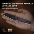 thumbnail image 4 of Kizer Phasmids EDC Fixed Knife AEB-L Blade G10 Handle With Sheath 1079A1 Camping Lightweight, 4 of 8