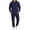 #3-Navy-A0715C, variant on Hearthz Mens Sweat Suits 2 Piece Set Drawstring Elastic Sweatshirt and Joggers Set Solid Color Athletic Sweatsuits for Men Dark Green M