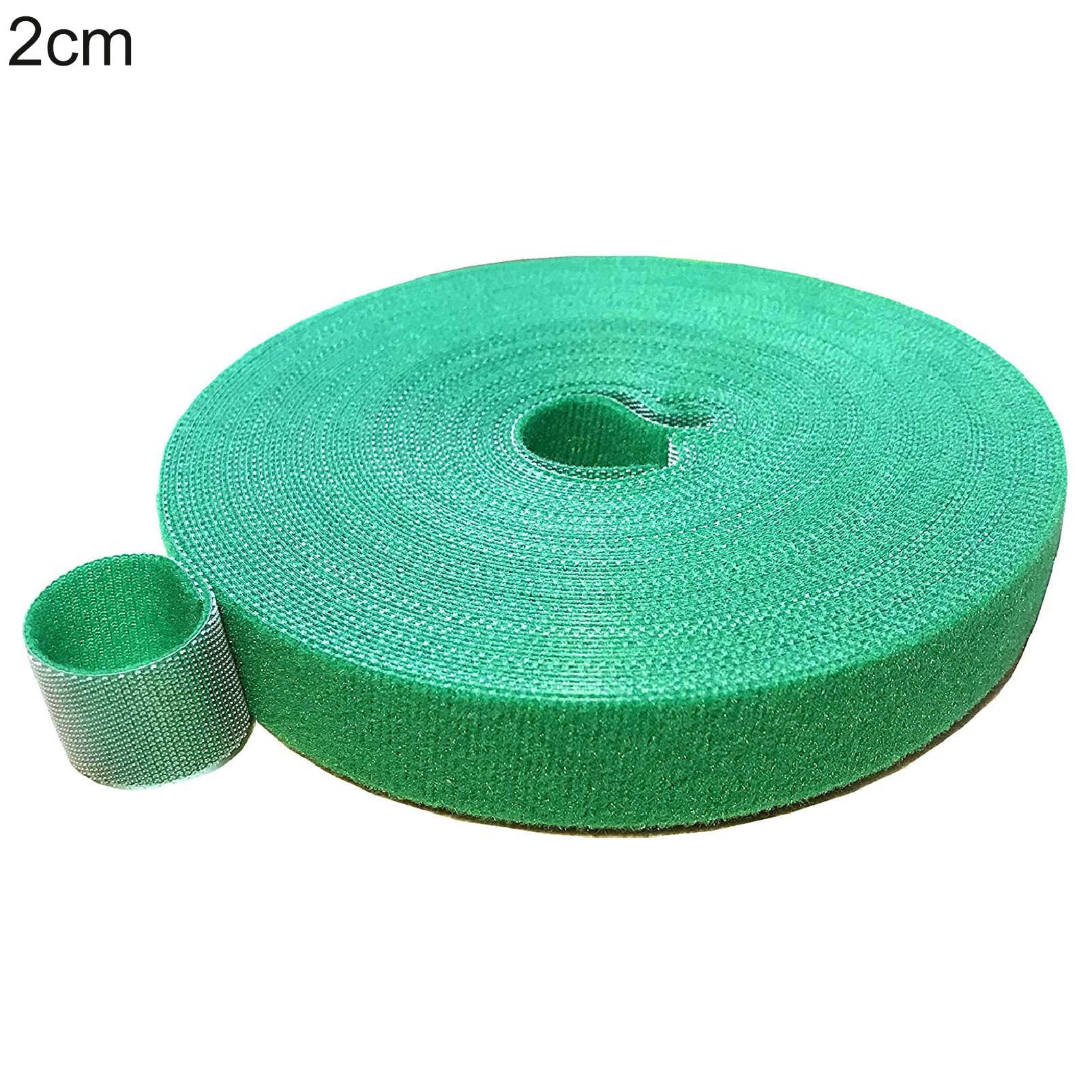 Reusable Plant Tape (1 Roll) - Easy-to-Use Multi-Color Cuttable Multifunctional Strap for Garden, Size: 1 Medium, Green