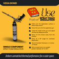 thumbnail image 5 of Vega Bond Purplecoat Single Component Closed Cell Spray Foam Insulation Kit-240 Board Feet Coverage at 1 inch thickness (12-Packs with Gun and Cleaner), 5 of 13