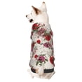 thumbnail image 1 of Fotbe Rose Flowers Sudadera con Estampado para Perros Pequeños – Suéter con Capucha para Mascotas, Tela Suave de Forro Polar con Bolsillo-XX-Large, 1 of 7