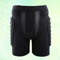 Masteelf Anti-fall Pants Gear Snowboarding Butt Padded Short Child Black