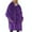 Purple, variant on Elainilye Fashion Womens Pajama Zip-up Pajamas Homewear Long-sleeved Pajamas Robes Nightgown Sleepwear,Green