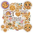 thumbnail image 6 of 35pcs Cute Cookie Stickers Baking Children Stickers Fun PVC Kids Stickers for Laptop Suitcase Phone, 6 of 9