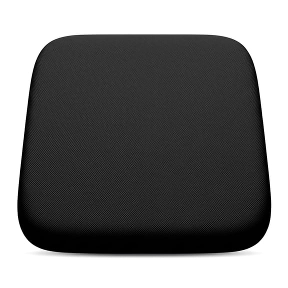 Memory Foam Seat Cushion for Office Chair, 15.74″ Non-Slip & Breathable Pad for Long Hour Sitting at Desk, Home or Car (Black)