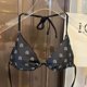 thumbnail image 4 of Traje de baño estampado para mujer, estilo playero, bikini sexy con efecto push-up, tanga, bragas con vendaje, sujetador, bikini Wang, traje de baño de verano 2024 nuevo, 4 of 5