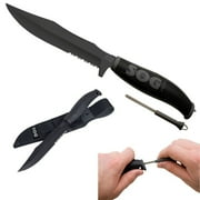 Sog Aura Seal Black Tini Fixed Blade Kni