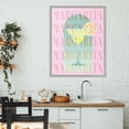 thumbnail image 2 of Retro Pastel Margarita Gray Framed Giclee Art, design by Lil' Rue, 2 of 9