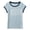 Blue - 473, variant on Aeropostale Girls Glitter Selfie Embellished T-Shirt, Blue, 5