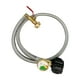 thumbnail image 2 of Adaptador de recarga de propano Manguera Reemplazo del adaptador del tanque de gas Conector de suministros de cocina fácil de usar para parrillas al a, 2 of 8